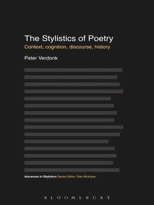 cover image of The Stylistics of Poetry